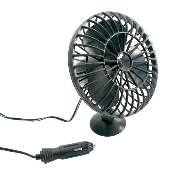 12V FAN WITH SUCTION CUP FASTENING