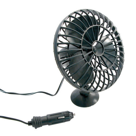 12V FAN WITH SUCTION CUP FASTENING