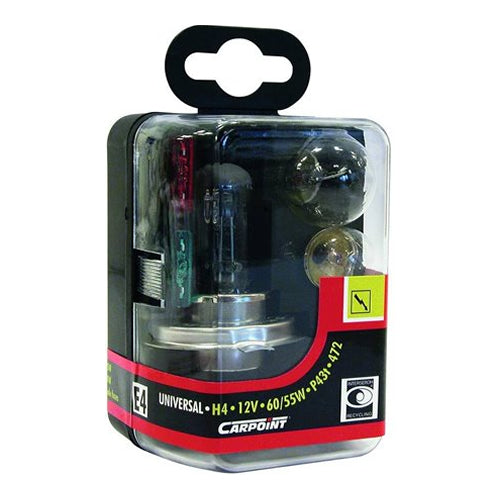 12V 60/55W H4 BULB KIT STANDARD
