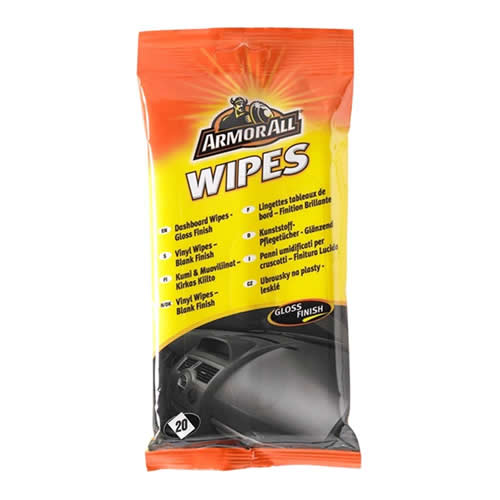 ARMORALL DASHBOARD WIPES GLOSS FINISH (20)