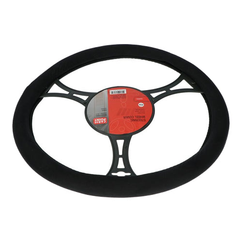 STEERING WHEEL COVER 'BLACK VELVET' Ø 37-39CM 