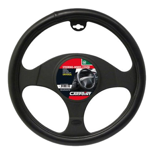 STEERING WHEEL COVER LEATHERLOOK Ø 38 CM