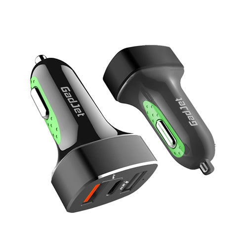 GADJET 3 USB QUICK CAR CHARGER 
