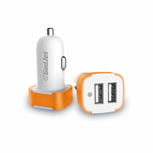 GADJET G SERIES 2.1A DUAL CAR CHARGER