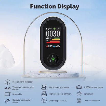 PTH-24E ECO Mini Indoor CO Monitor Air Quality Analyzer and Co Gas Detector Plug Industrial Usage INDOOR
Gas Leak Detector