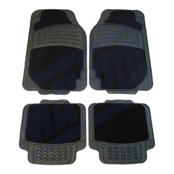 Maypole Carpet & Rubber Mat Set 4Pc